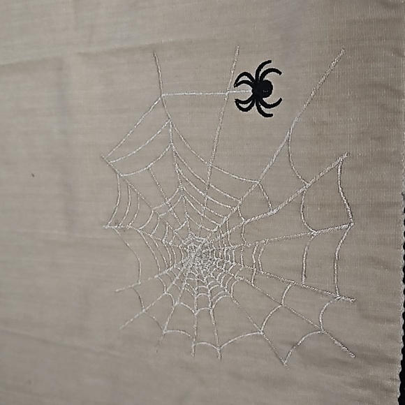 Spider And Spiderweb Halloween Kitchen Towel Cotton Tea Towel - Picture 2 of 3